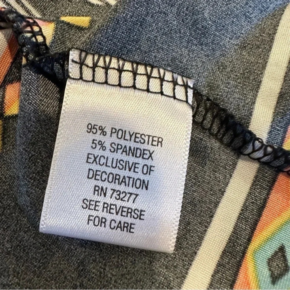 Apt 9 Halter Neckline Southwest Print Maxi Dress Size Large - Picture 8 of 11